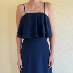 Navy Sorella Vita Formal/Bridesmaid Gown Size 6